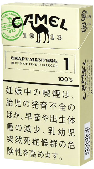 骆驼 Craft Menthol 1 100s Box
