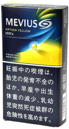 梅比乌斯 Premium Menthol Option Yellow One 100s